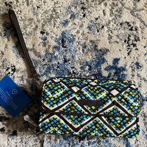 Vera Bradley Wristlet with Crossbody Option